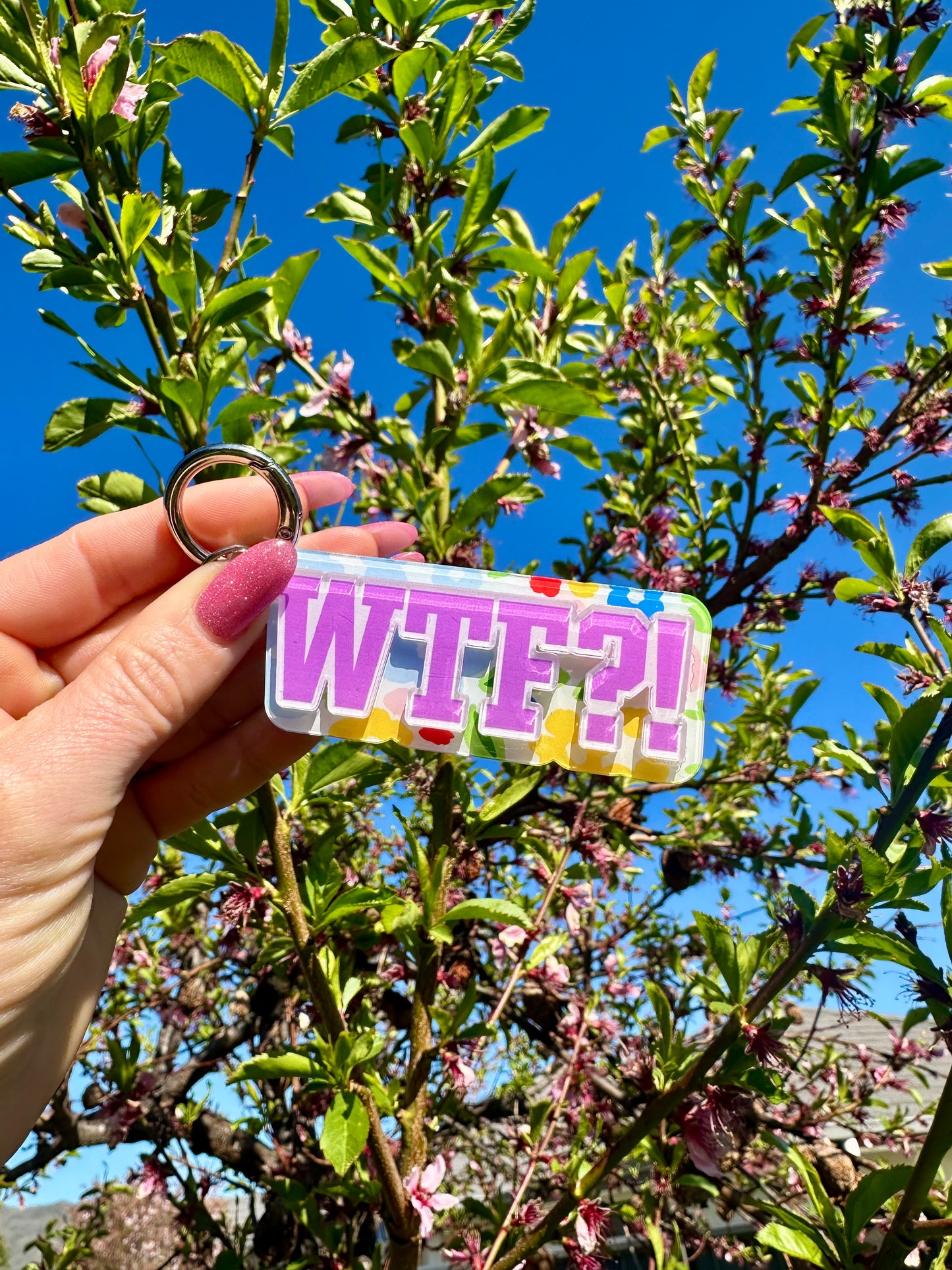 WTF?! Keychain 💜😅